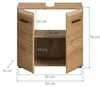 Waschbeckenunterschrank Ice Xonox Artisan Oak 60x54x30 cm Produktbild-Vorschau 4