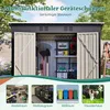 Gartenhaus Geräteschuppen Gerätehaus Metall Lagerschuppen Produktbild-Vorschau 8