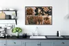 MuchoWow® Gerahmtes Poster Scottish Highlander - Blumen - Produktbild-Vorschau 3