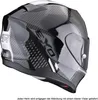 Casco moto SCORPION EXO-520 EVO AIR LATEN nero/bianco XXL Anteprima dell’immagine prodotto 6
