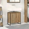 vidaXL Koupelnová skříňka s dvířky Handicraft dub 60 x 30 x Náhled obrázku produktu 3