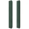 vidaXL Testiera con orecchie Verde scuro 163x16x118/128 cm Anteprima dell’immagine prodotto 4