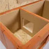 QLS Casetta per gatti in legno 86x47x37cm con anticamera Anteprima dell’immagine prodotto 7