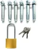 2er Set Parksperre Klappbar 44cm Stahl Parkplatzsperre Grau Produktbild-Vorschau 5