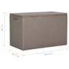 vidaXL Boîte de rangement de jardin 180 L brun aspect bois Voir les images du produit 14