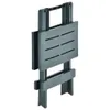 vidaXL Gartentisch Klappbar Grün 45x43x50 cm Kunststoff Produktbild-Vorschau 3