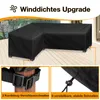 Gartenmöbel Abdeckung L-Form Wasserdichte Winddicht Produktbild-Vorschau 5