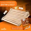ALPENHAUCH Sauna Kopfstütze Holz [2 Stück] - Ergonomische Produktbild-Vorschau 4