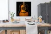 MuchoWow® Poster Akustische Gitarre auf schwarzem Produktbild-Vorschau 3