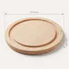 BASE rotonda in legno di FAGIATO con bordo 18 cm fai da te Anteprima dell’immagine prodotto 5