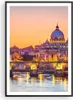 Gerahmtes Poster - Schwarzer Rahmen - Rom Italien Basilika Produktbild-Vorschau 1
