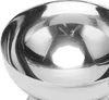 A close-up, reflective shot of the inside of a stainless steel bowl. Produktbild-Vorschau