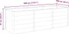 Garten-Hochbeet 300x100x91 cm WPC Grau Produktbild-Vorschau 7