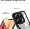 Close-up view of a phone case highlighting its screen and camera protection features. Anteprima dell’immagine prodotto
