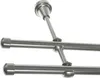 Gardinenstange Set Edelstahl Look Metall Ø 16mm zur Produktbild-Vorschau 1
