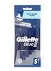 Gillette Blu II Rivestimento al cromo 5 unità Anteprima dell’immagine prodotto 5