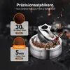 Manuelle Kaffeemühle, Hand Kaffeemühle Edelstahl,tragbare Produktbild-Vorschau 2