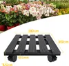 LZQ 2 Stück WPC Pflanzenroller 30x30 cm 100 kg Tragkraft, Produktbild-Vorschau 2