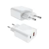 Two white USB chargers are shown against a white background. Produktbild-Vorschau