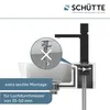 SCHÜTTE Waschtischarmatur NEW YORK, Wasserhahn Bad mit Pop Produktbild-Vorschau 4