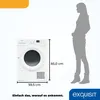 Exquisit Wärmepumpentrockner TWP5803-030 weiss | 8 kg Produktbild-Vorschau 6