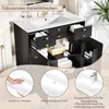 okwish Waschtischunterschrank Keramikwaschbecken Modernes Produktbild-Vorschau 4