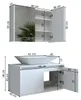 Roomart ATLANTIC-85 Badmöbel-Set 3-teilig 85 cm breit, Weiß Produktbild-Vorschau 6