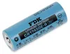 A single blue lithium battery with black text and markings, presented on a white background. Podgląd zdjęcia produktu