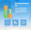 6X Wasserpistolen bunt, Für Kinder & Erwachsene aus weichem Produktbild-Vorschau 2