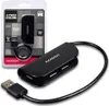 Axagon HUE-X4B, USB 2.0, USB 2.0, 480 Mbit/s, Schwarz, Produktbild-Vorschau 1