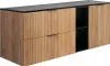 RODAN - Mobile da bagno - 140 CM - Tappetino marrone - MDF Anteprima dell’immagine prodotto 1