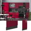 Geschirrspülblende Vicco Fame-Line Bordeaux Hochglanz 45 cm Produktbild-Vorschau 3