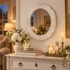 Wandspiegel Oval Bad Spiegel Romantik Badspiegel Weiß Produktbild-Vorschau 15