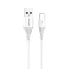 A white USB-A to USB-C charging cable with both connectors visible. Produktbild-Vorschau