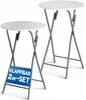CASARIA® Stehtisch 2er Set Klappbar Höhe 110cm Ø60cm Produktbild-Vorschau 1