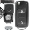 Auto Schlüssel Funk Fernbedienung 1x Gehäuse 2 Tasten + 1x Produktbild-Vorschau 1