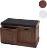 Sitzbank HWC-J49, Polsterbank Garderobenbank, Kissen Produktbild-Vorschau 7
