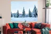 MuchoWow® Poster Winter - Schnee - Bäume 160x120 cm - Foto Produktbild-Vorschau 2