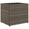vidaXL Fioriera grigia 36x30x32 cm Poly Rattan Anteprima dell’immagine prodotto 1