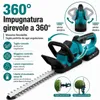 AJIEQAQ Tagliasiepi a Batteria 21V, Motore Brushless 1000W, Anteprima dell’immagine prodotto 5