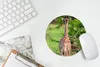 MuchoWow® Mauspad Mousepad Baby - Giraffe - Pflanzen 20x20 Produktbild-Vorschau 5