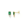 Thomas Sabo Ohrstecker H2173-971-6 Silber vergoldet/grün Produktbild-Vorschau 2