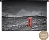 MuchoWow® Wandteppich Wandbehang Schwarz-Weiß-Foto einer Produktbild-Vorschau 1