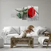 Bild auf Leinwand - Leinwandbild - Blume Holz Pflanze - Produktbild-Vorschau 6