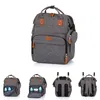 CHIPOLINO Wickeltasche, Rucksack Granit Produktbild-Vorschau 2