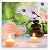 Leinwandbild blumen - rosa 30x30 cm Feeby rosa wandbild Produktbild-Vorschau 3