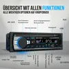 Strex Autoradio mit Bluetooth für alle Fahrzeuge - USB, AUX Produktbild-Vorschau 2