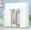 Großer modularer Kleiderschrank in Weiß mit 16 Regalen und Produktbild-Vorschau 5