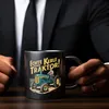 Bauer auf grünem Traktor - Echte Kerle fahren Traktor Tasse Produktbild-Vorschau 5