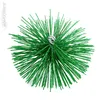 A green chimney brush with a silver metal loop at the top, set against a white background. Produktbild-Vorschau